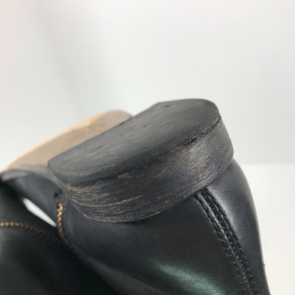 Coach Black & Gold Leather Knee High Martta Boot - Picture 14 of 15